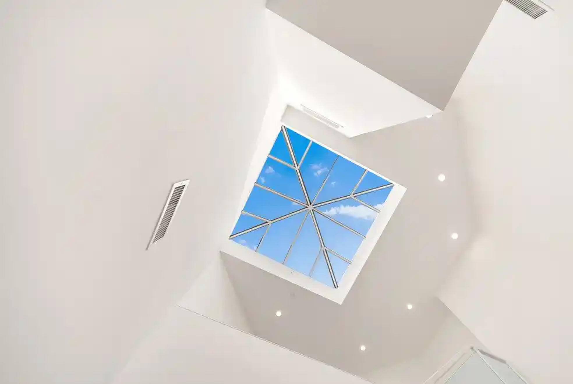 Castellamare skylight above the stairwell