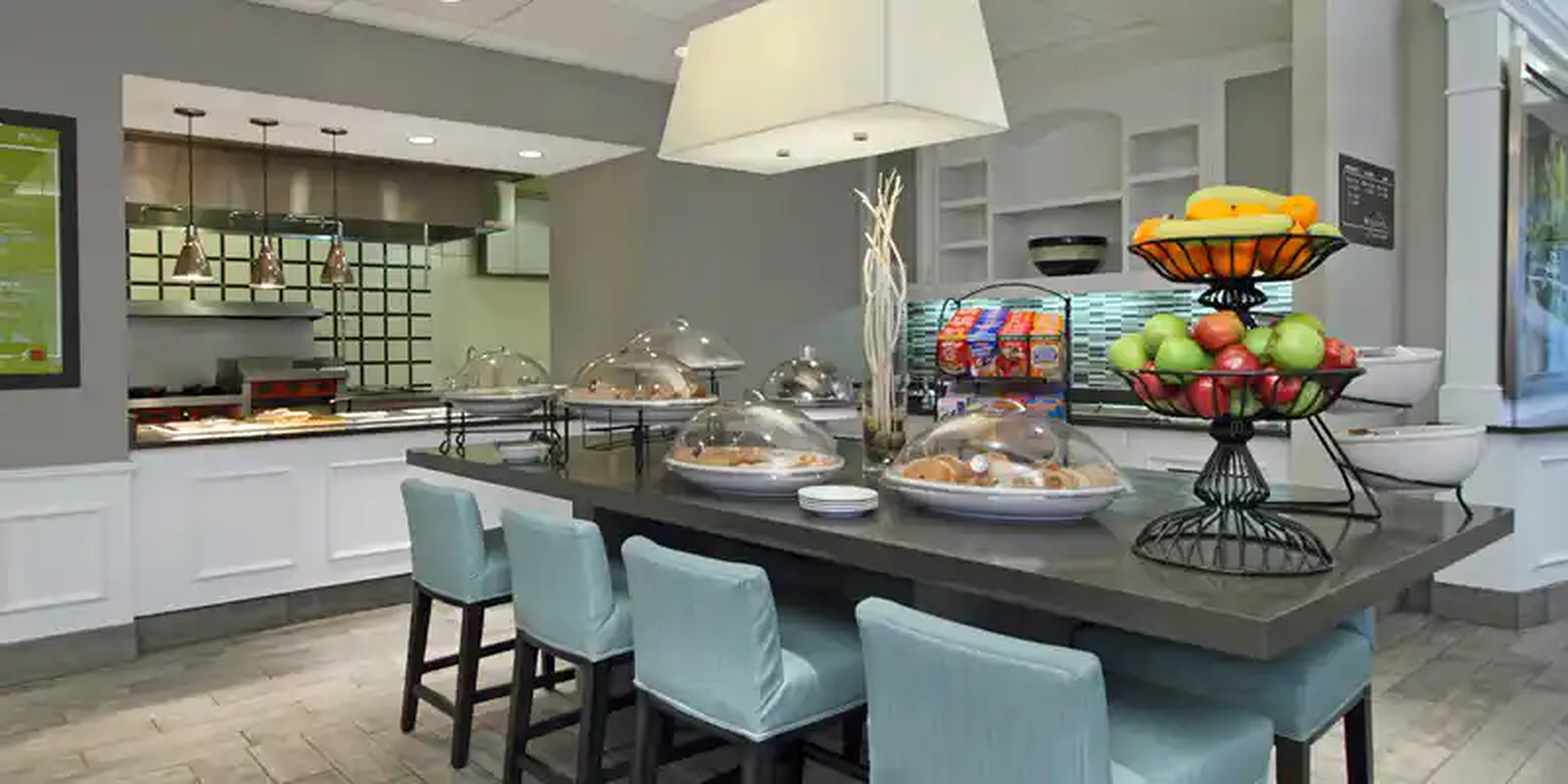 Hilton Garden Inn breakfast counter