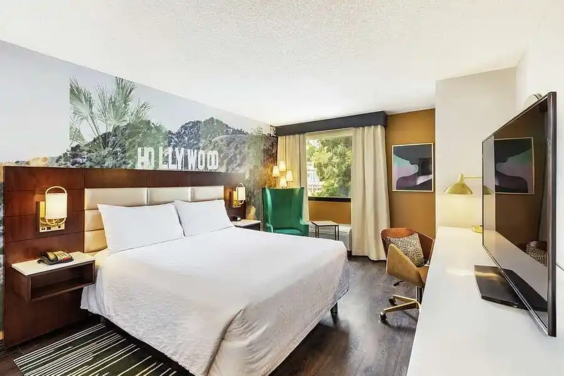Hilton Garden Inn king guest room