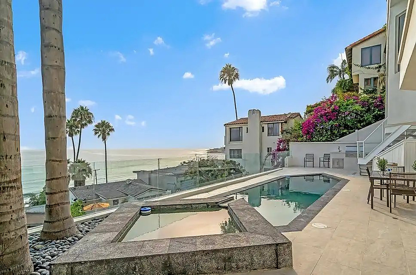 Coastal residence pool deck