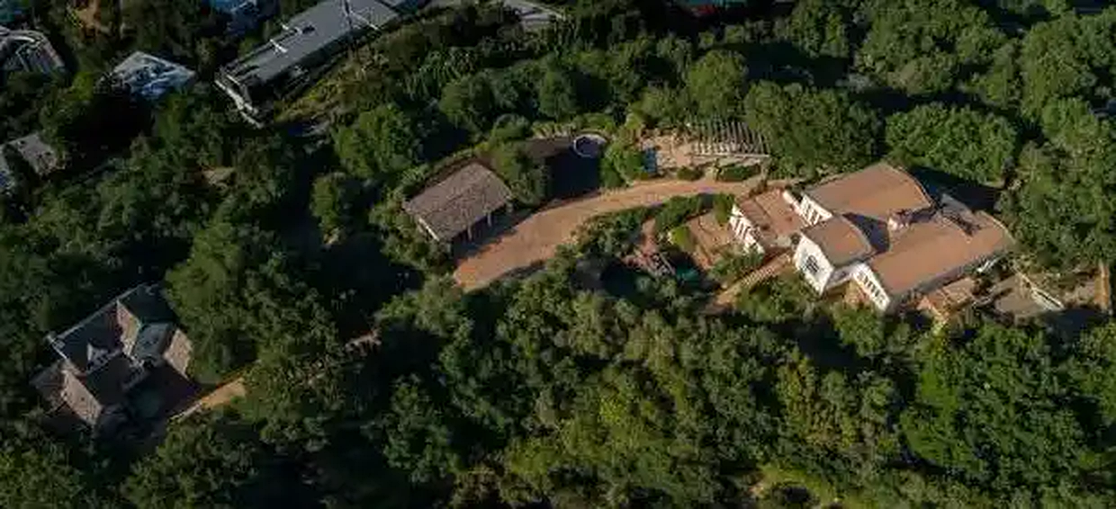 Overhead aerial of the Torreyson property